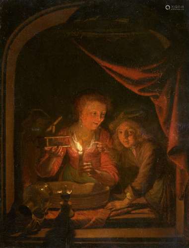 Gerrit Dou, attributed to, The Mousetrap
