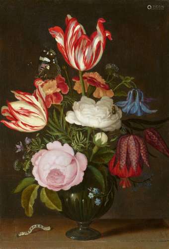 Johannes Bosschaert, Flowers in a Vase