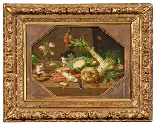 Jan van Kessel the Younger, Still Life with Flowers, Fruit, ...