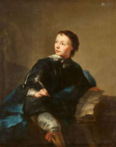 Rev. Matthew William Peters, Portrait of a boy in a "Va...