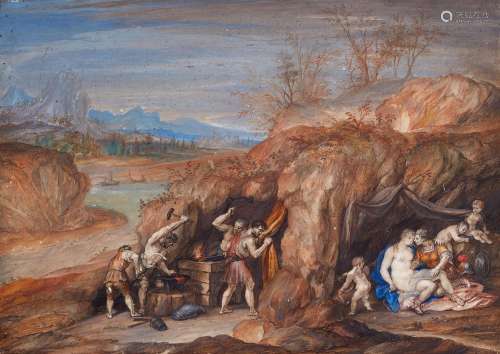 Flemish School, The Prophecy of Nessus, Venus in the Forge o...