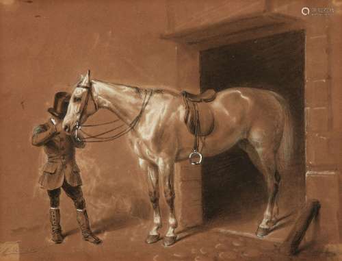 Franz Krüger, Rider with Saddled Horse