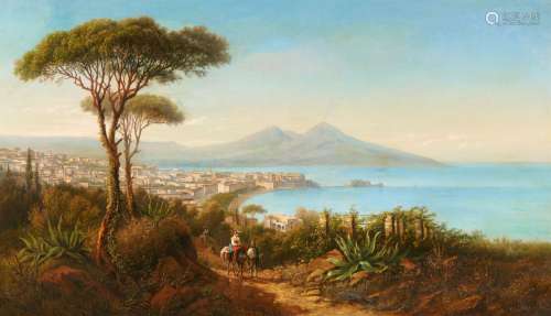 Jakob Alt, View of the Bay of Naples