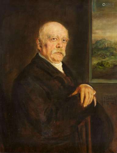 Franz Seraph von Lenbach, Half-Length Portrait of Otto von B...