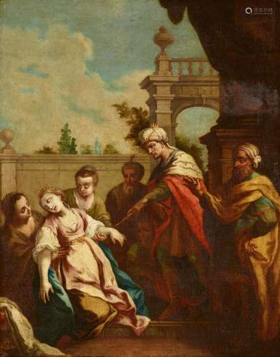 Jacopo Amigoni, follower of, Esther before Ahasuerus