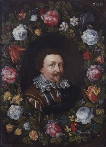 Antwerp School, Oval Portrait of Frederick V of the Palatina...
