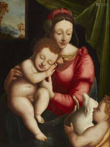 Bernardino de Conti, attributed to, Madonna with Christ and ...