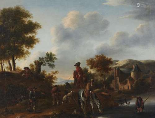 German School 18th century, After the Hunt