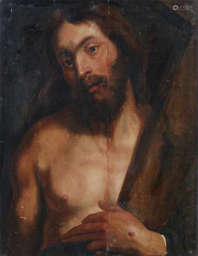 Flemish School 17th century, Christ Carrying the Cross