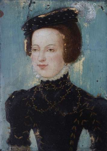 French School 16th century, Portrait of a Lady (probably Mar...