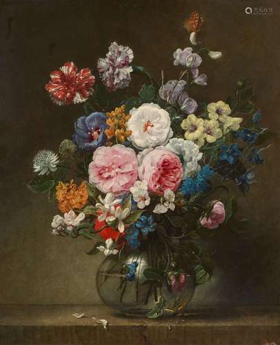 Hieronymus Galle the Elder, Two Floral Still Lifes