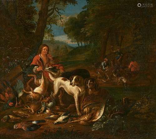 Adriaen de Gryeff, Two Hunting Scenes