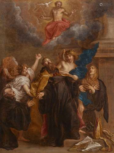 Willem van Herp the Elder, attributed to, The Ecstasy of Sai...