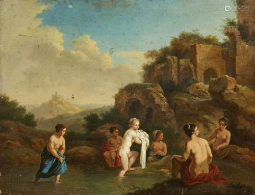 Dutch School 17th century, Bathing Nymphs
