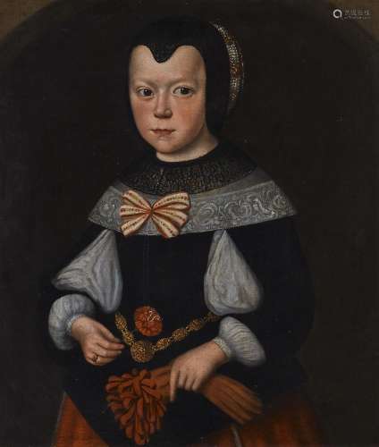Northern Netherlands mid-17th century, Portrait of a Girl