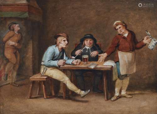 Johann Heinrich Wilhelm Tischbein, Drinkers in a Rustic Inte...