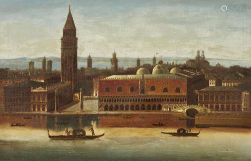 Venetian School 18th century, View of the Bacino di San Marc...