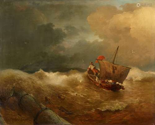 Andreas Achenbach, The Return of the Pilot Boat