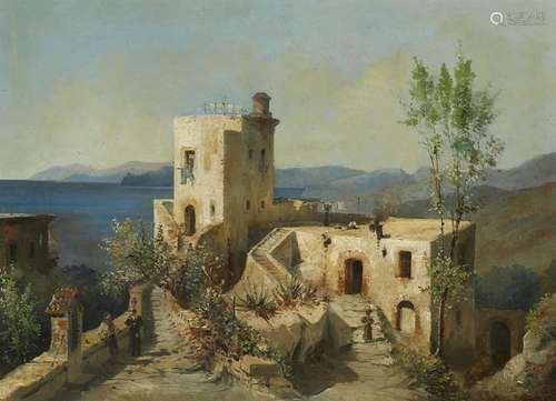 Paul Graeb, Italian Coastal Landscape