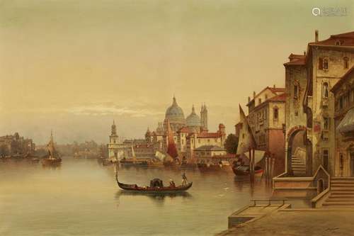 Karl Kaufmann, View of Venice with Santa Maria della Salute