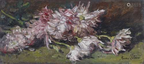 Anna Peters, Flower Still Life with Chrysanthemums