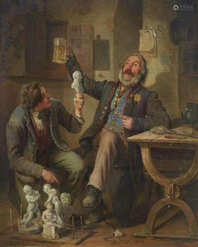 Eduard Ritter, Visit of the sculpture vendor