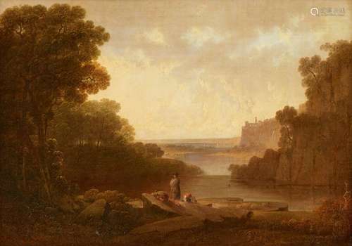 Joshua Shaw, River Landscape with Castle