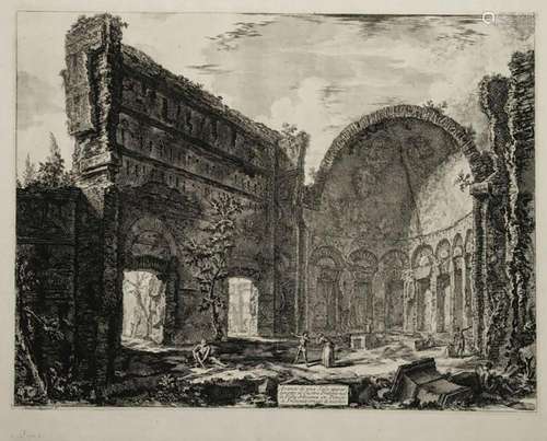 Giovanni Battista Piranesi (1720-1778), Ruine Villa Adriana,...