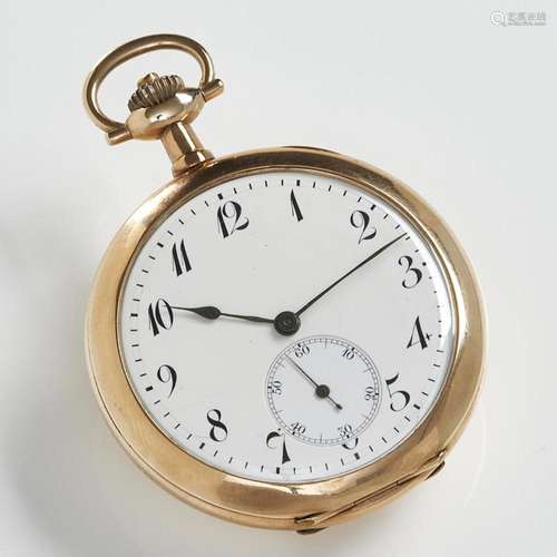 Minutenrepetition als offene Taschenuhr