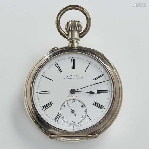 A. Lange & Söhne-Taschenuhr in Silber