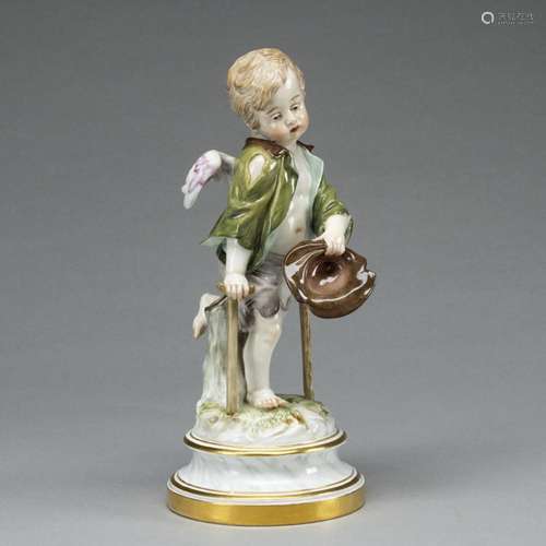 Amor als Bettler. Meissen 1850-1924.