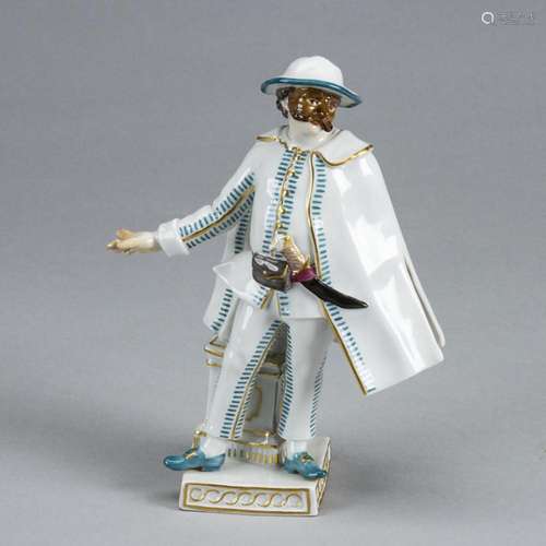 Brighella aus der Commedia dell'arte. Meissen 1980.