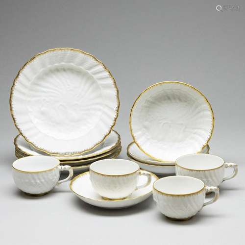 4 Teegedecke Schwanendessin / Schwanenservice. Meissen 1980-...