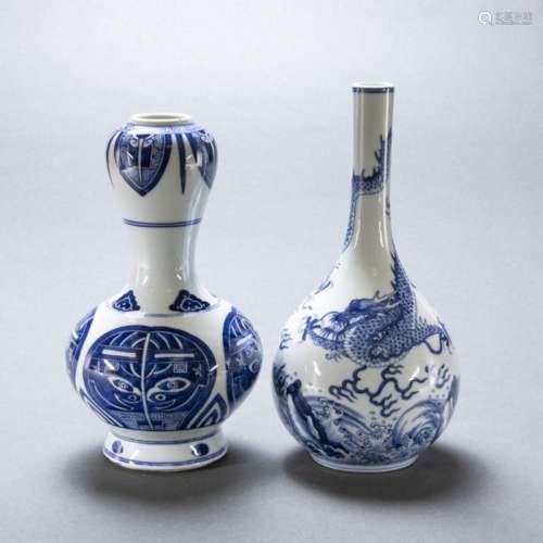 Zwei Vasen, China, Qing-Dynastie, 19. Jahrhundert