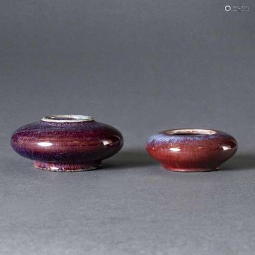 Zwei kleine Wassergefäße, China, 20. Jahrhundert