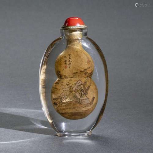 Snuffbottle, China, 20. Jahrhundert