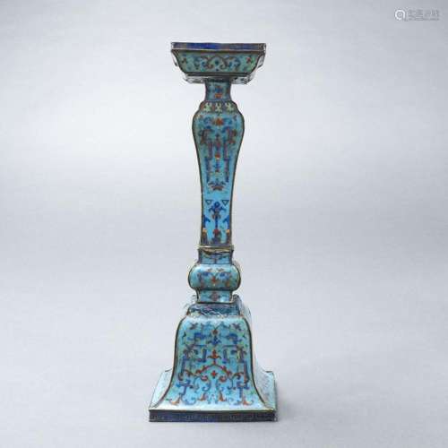 Vase / Lampenfuß, China, Qing-Dynastie, 18. / 19. Jahrhunder...