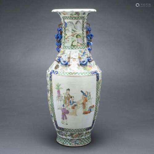Vase, China, Qing-Dynastie, 19. Jahrhundert