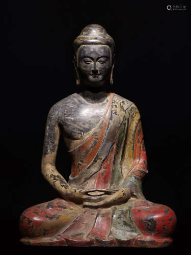 Southern and Northern Period of China,Stone Sakyamuni Buddha...