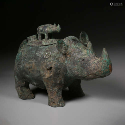 Western Zhou Dynasty of China,Bronze Rhino Vessel
