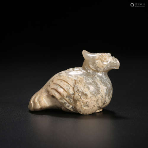 Han Dynasty of China,Hetian Jade Bird Ornament
