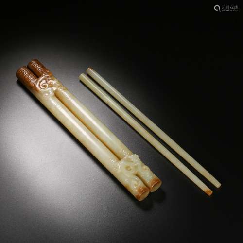 Han Dynasty of China,Hetian Jade Chopsticks