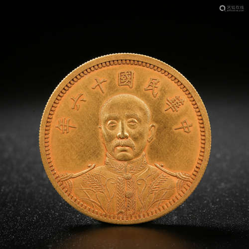 The Period of the Republic of China,Pure Gold Coin