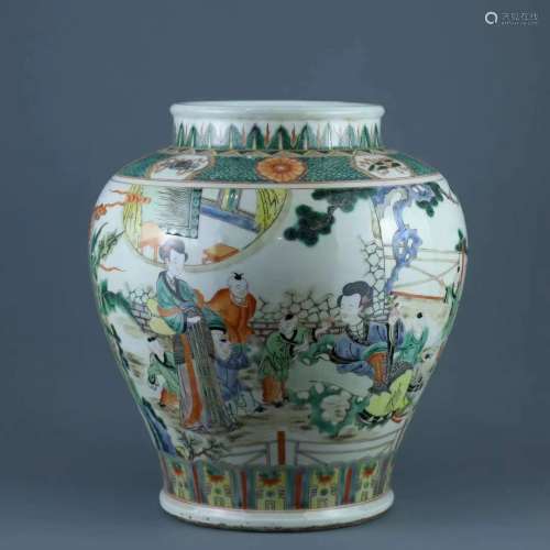 Qing Dynasty of China,Multicolored Character Baby Play Pictu...