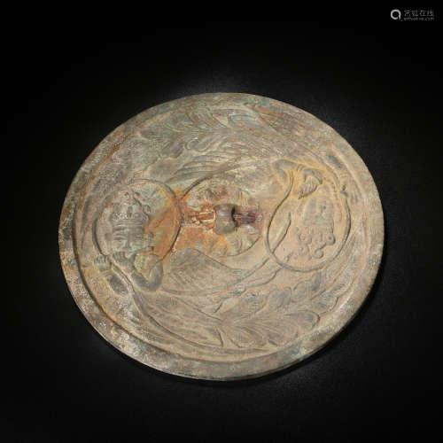 Liao Dynasty of China,Bronze Feitian Mirror