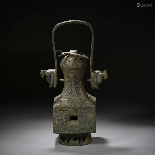 Warring States Period of China,Bronze Beast Face Lifting Bea...