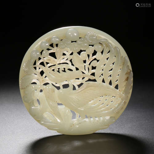 Liao Dynasty of China,Hetian Jade Open Work Phoenix Pattern ...