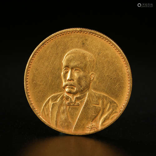 The Period of the Republic of China,Pure Gold Coin