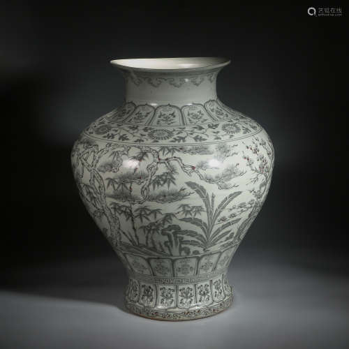 Yuan Dynasty of China,Underglaze Red Large Jar