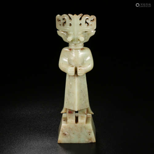 Han Dynasty of China,Hetian Jade Orc Ornament